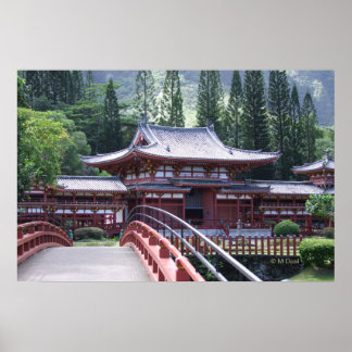 Poster La passerelle - Temple Byodo-In