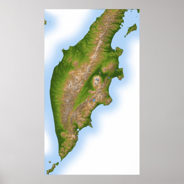 Poster La péninsule du Kamchatka en Russie (Devant)