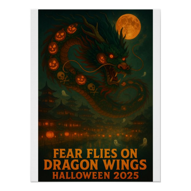 Poster La peur des mouches sur les ailes du dragon - Hall (Devant)