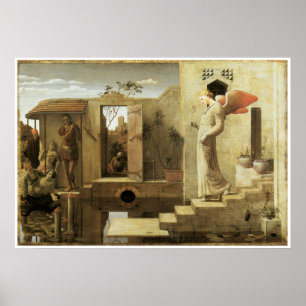 Poster La piscine de Bethesda, 1876-77, Robert Bateman