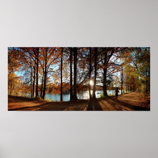 Poster La piste de course du lac Ladybird - Austin, Texas (Devant)