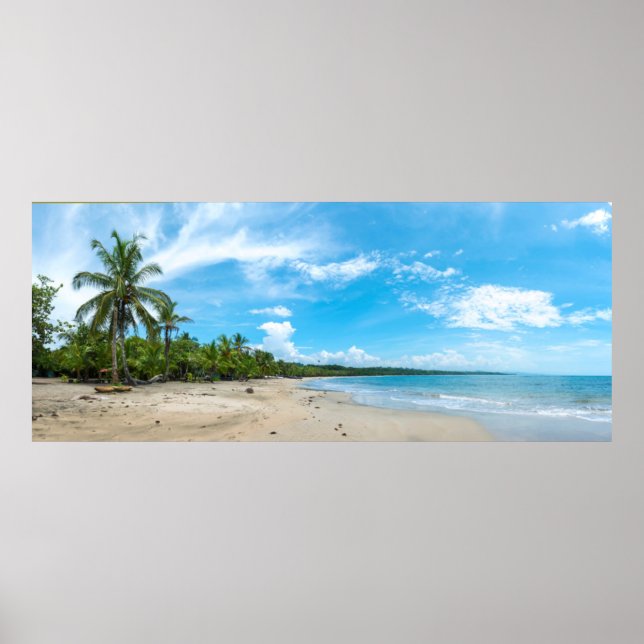 Poster La plage de Puerto Viejo (Devant)