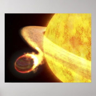 Poster La planète connue la plus chaude de la Voie Lactée