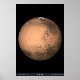 Poster La planète Mars