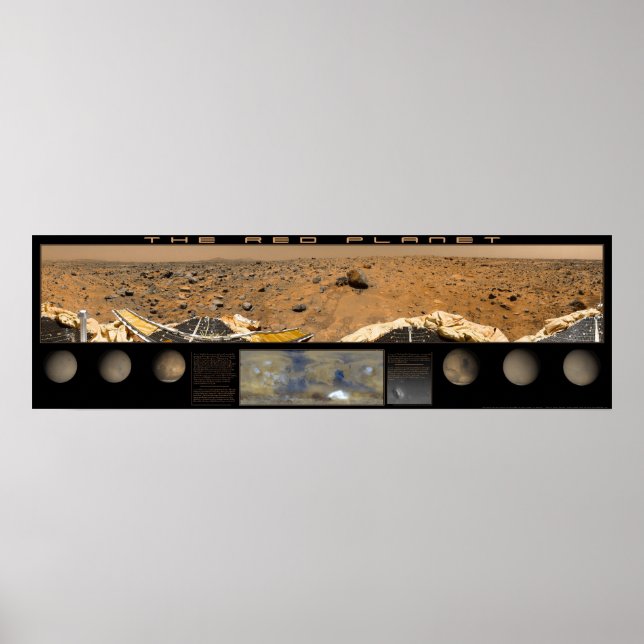Poster La Planète Rouge : Super Panorama Frieze (Devant)