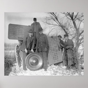 Poster La police pille Casino illégal, 1932. Photo