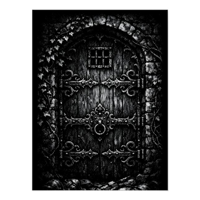 Poster La porte du sorcier — par BurnsInHell (Devant)