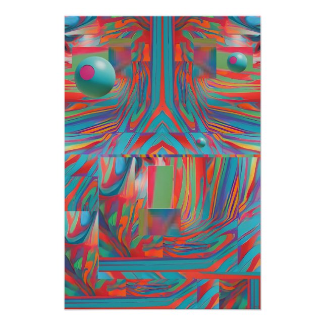 Poster La Porte Est Ouverte - Ken Gage Surreal Art (Devant)