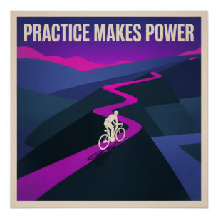 Poster La pratique fait la puissance