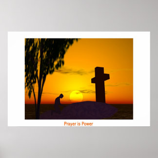 Poster La prière est le pouvoir