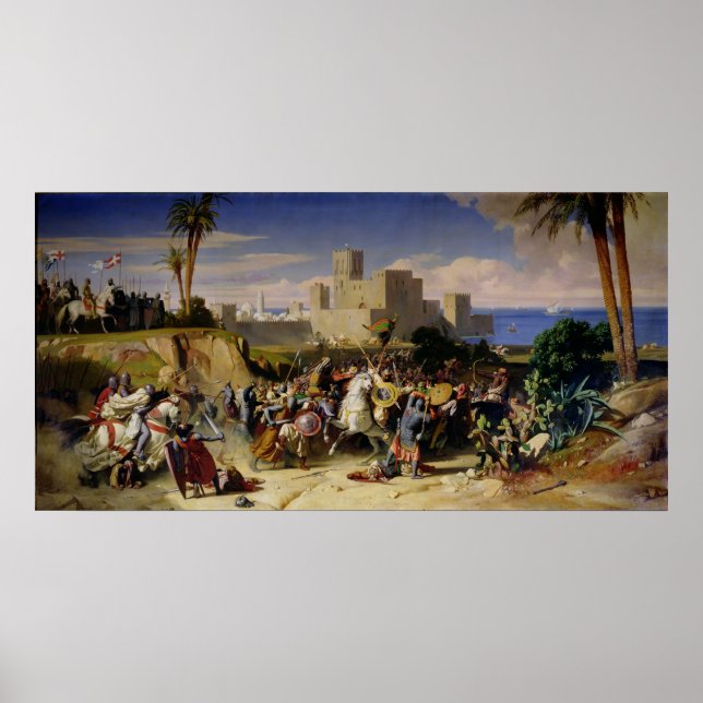 Poster La prise de Beyrouth par les Croisés (Devant)