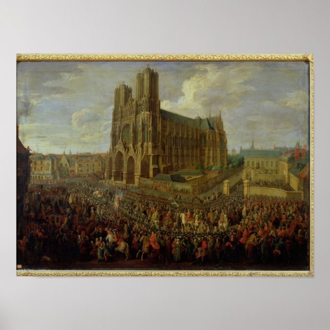Poster La procession du roi Louis XV (Devant)