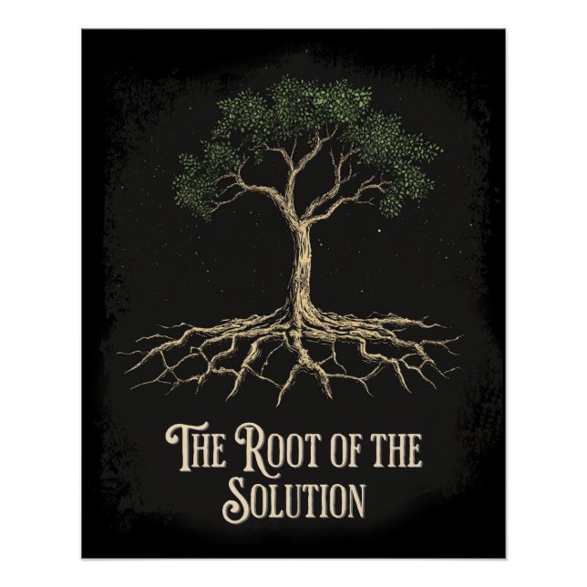 Poster La racine de la solution (Devant)