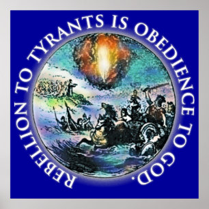 Poster La rébellion aux tyrans est obéissance aux