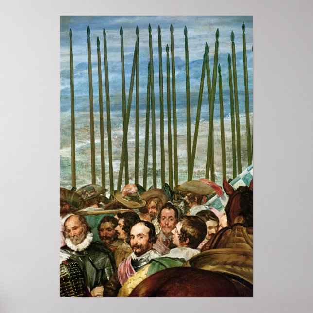 Poster La reddition de Breda, détails des soldats (Devant)