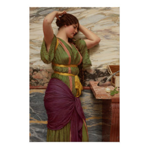 Poster La réflexion juste CC0631 de Godward A