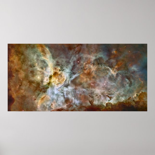 Poster La région centrale de la Carina Nebula (Devant)