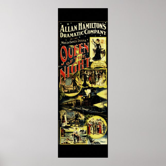 Poster La Reine de l'Opéra de nuit (Devant)