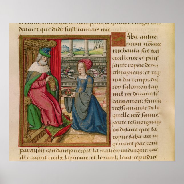 Poster La reine de Saba (Devant)