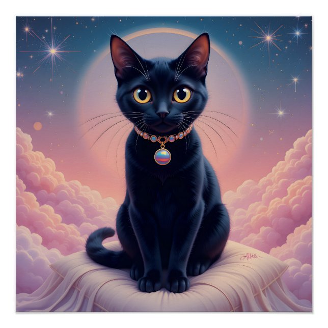 Poster La Reine du Paradis des Chats Noirs (Devant)