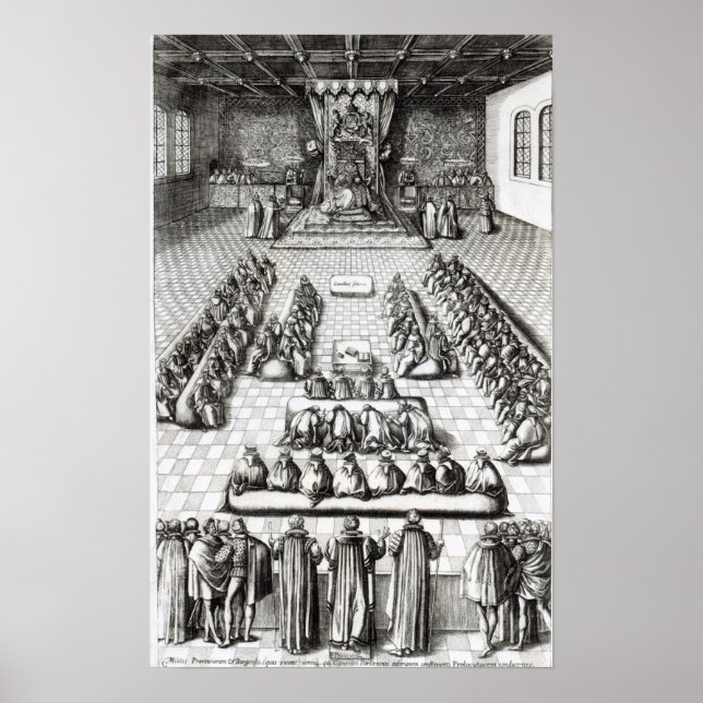 Poster La reine Elizabeth I au Parlement (Devant)