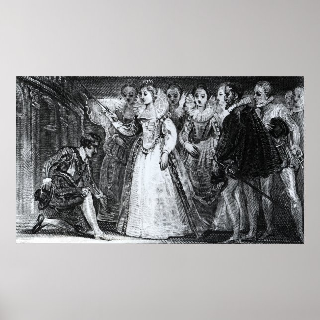 Poster La reine Elizabeth I tuer Francis Drake (Devant)