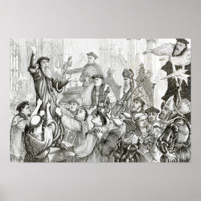 Poster La résurrection de l'archevêque Cranmer (Devant)