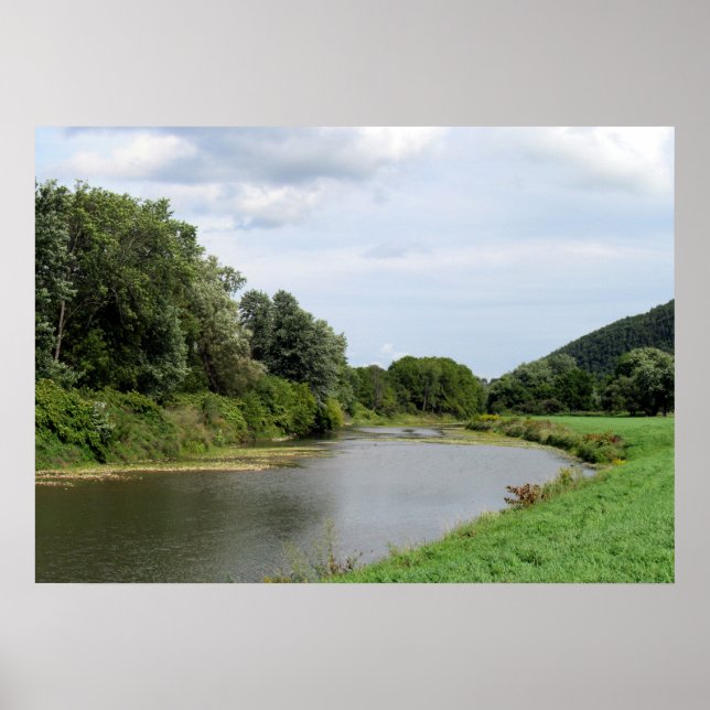 Poster La rivière Canisteo à Addison, New York (Devant)