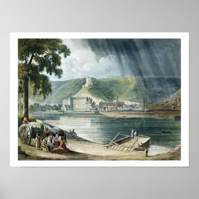 Poster La Roche, de 'Vues sur la Seine', gravée par T (Devant)