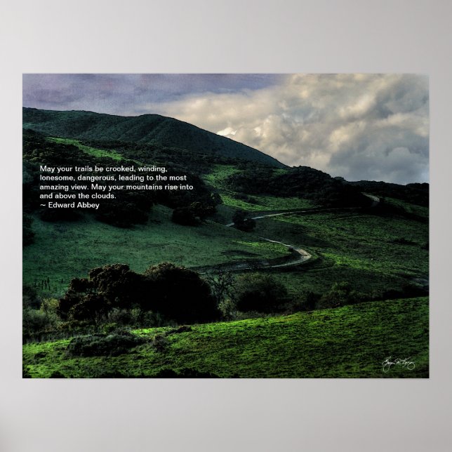 Poster La route Winding (Devant)