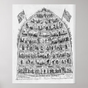 Poster La ruche britannique, 1867