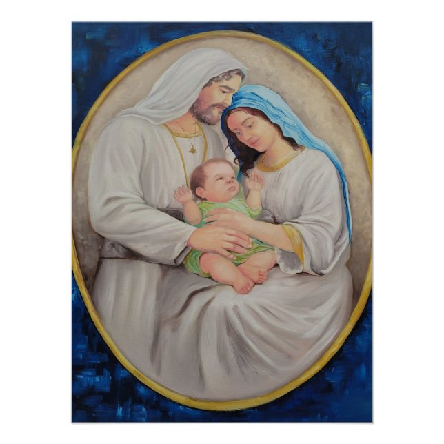 Poster La Sainte Famille : Portrait de l'Amour Divin (Devant)