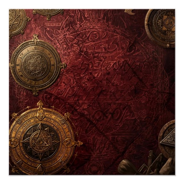 Poster La salle de cartes de l'alchimiste (Devant)