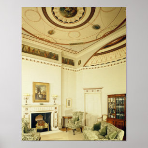 Poster La salle d'Etruscan conçue par Robert Adam