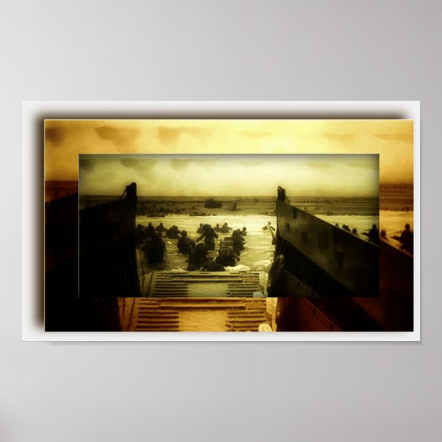 Poster La scène de plage du jour J (Devant)