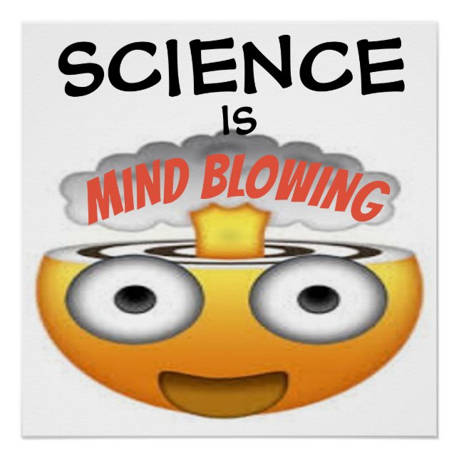Poster La science est l'esprit souffler Emoji 1 (Devant)