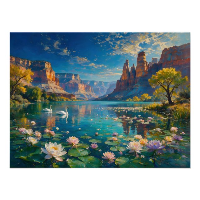 Poster La seconde vie de la rivière - Un paysage surréali (Devant)