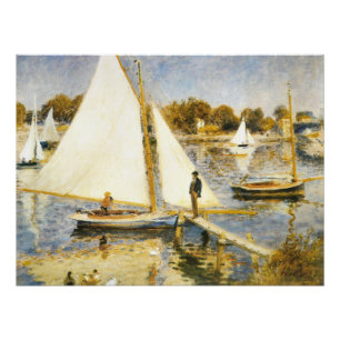 Poster La Seine à Argenteuil Auguste Renoir