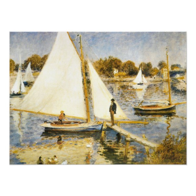 Poster La Seine à Argenteuil Auguste Renoir (Devant)