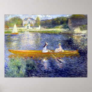 Poster La Seine à Asnières (Le Skiff) Renoir