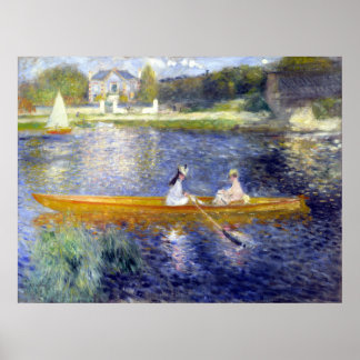Poster La Seine à Asnières (Le Skiff) Renoir