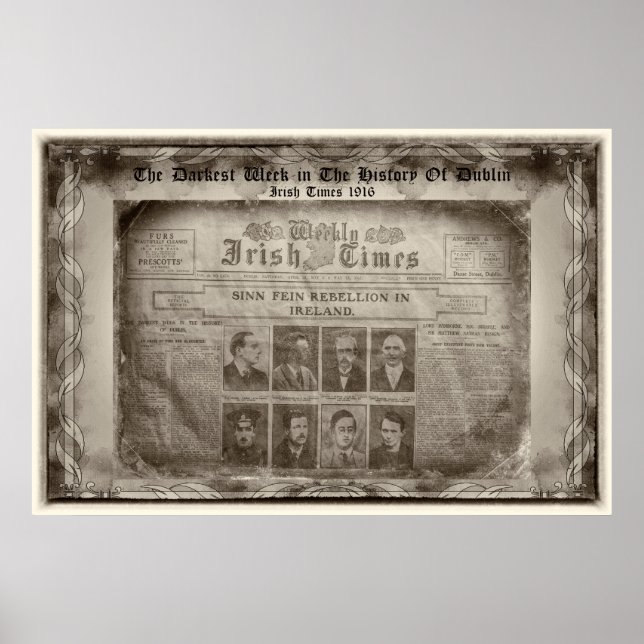 Poster La semaine la plus sombre de l'histoire de Dublin (Devant)