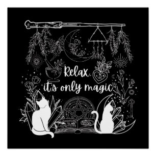 Poster La sérénité du sorcier : Relax, c'est seulement le