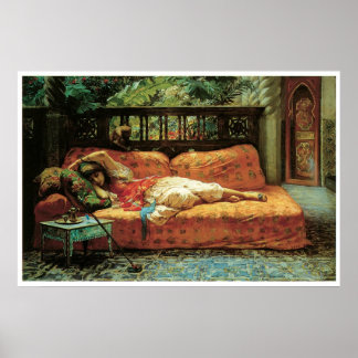 Poster La Siesta (après-midi dans les rêves), 1878