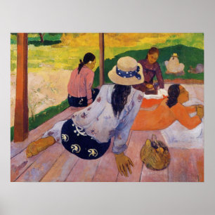 Poster 'La Sieste' - Paul Gauguin Imprimer