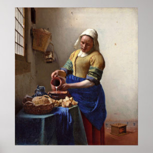 Poster La sirène. par Johannes Vermeer