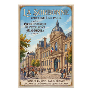 Poster La Sorbonne (Université de Paris)