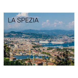 Poster La Spezia Cityscape Ligurie Italie Vacances Souven