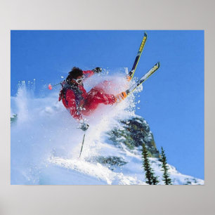 Poster La station de sports d'hiver, Roumanie, Piana