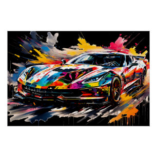 Poster La Supercar en Mouvement